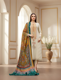 Dhanak Embroidered 3-Piece Suit