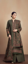 Dhanak Embroidered 3-Piece Suit