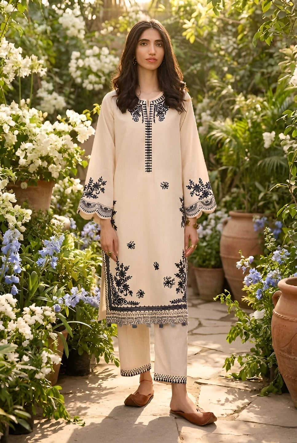 Premium Embroidered Lawn 2-Piece Suit