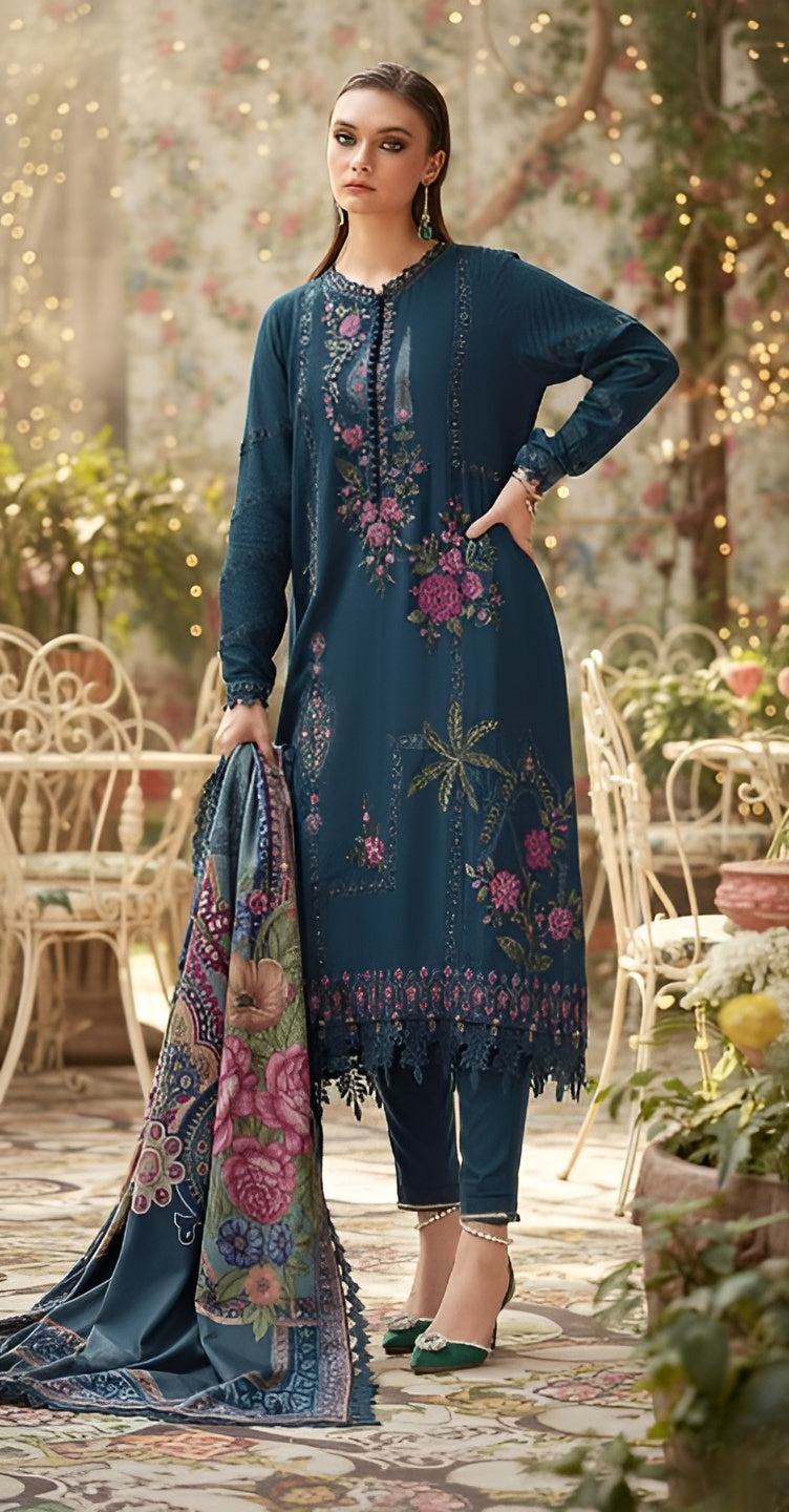 Maria B Luxury Lawn 3-Piece Suit