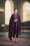 Dhanak Embroidered 3-Piece Suit
