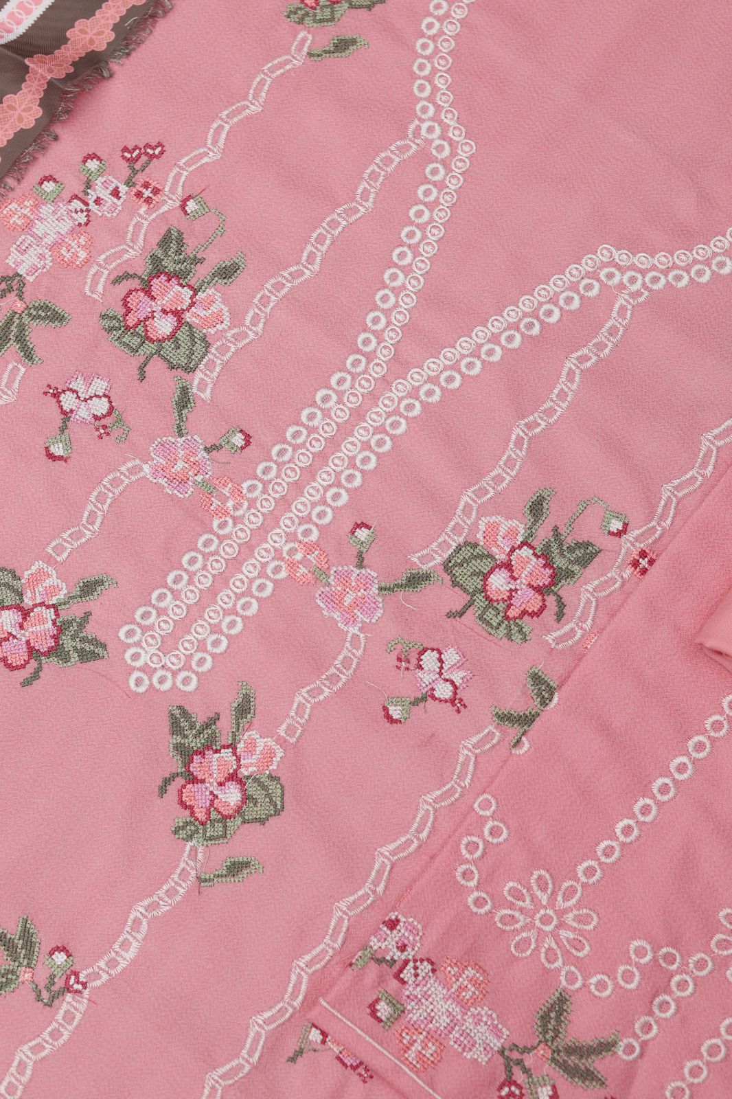 Maria B Dhanak Embroidered 3-Piece Suit