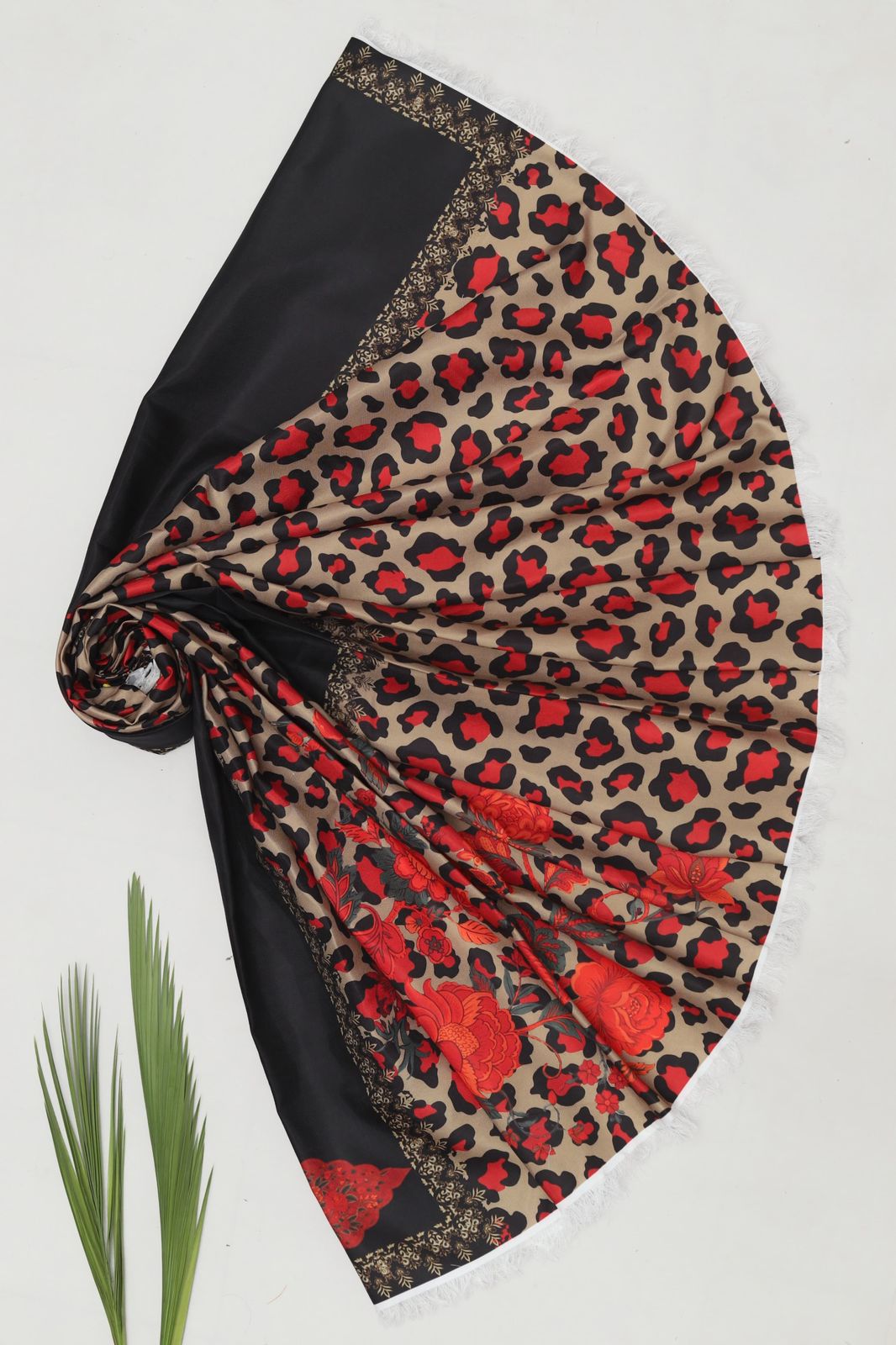 Maria B Dhanak Embroidered 3-Piece Suit