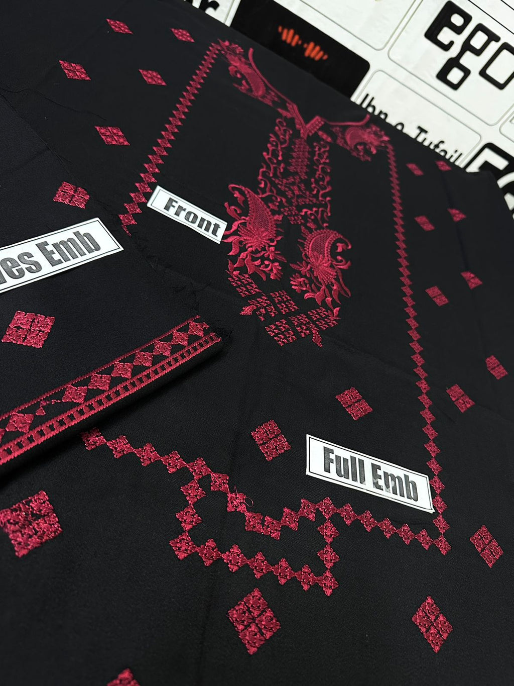 Dhanak Embroidered 2-Piece Suit