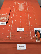 Dhanak Embroidered 2-Piece Suit