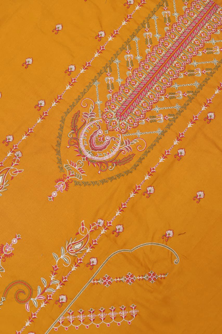 Maria B Dhanak Embroidered 3-Piece Suit