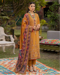 Maria B Dhanak Embroidered 3-Piece Suit