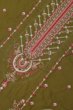 Maria B Dhanak Embroidered 3-Piece Suit