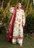 Maria B Dhanak Embroidered 3-Piece Suit