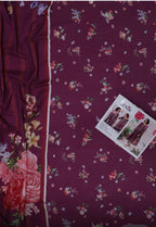 Premium Slub Khaddar Printed 3-Piece Suit