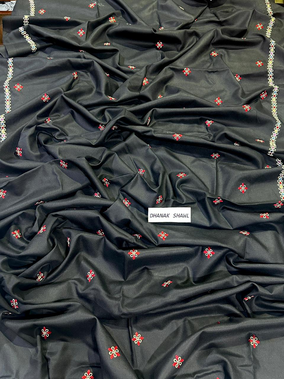 Dhanak Embroidered 3-Piece Suit