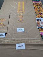 Dhanak Embroidered 3-Piece Suit