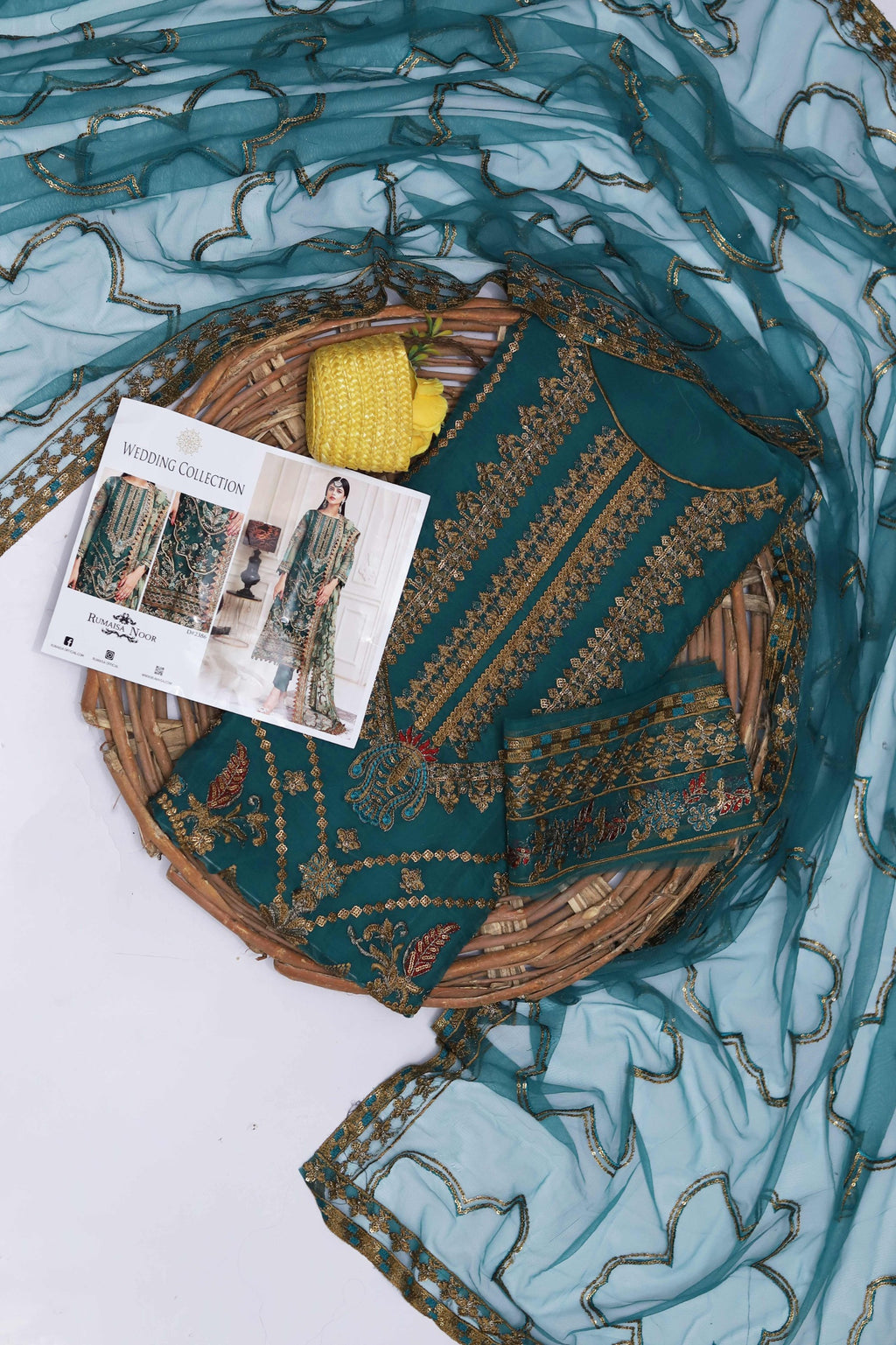 Organza Sequins Party Wear Suit