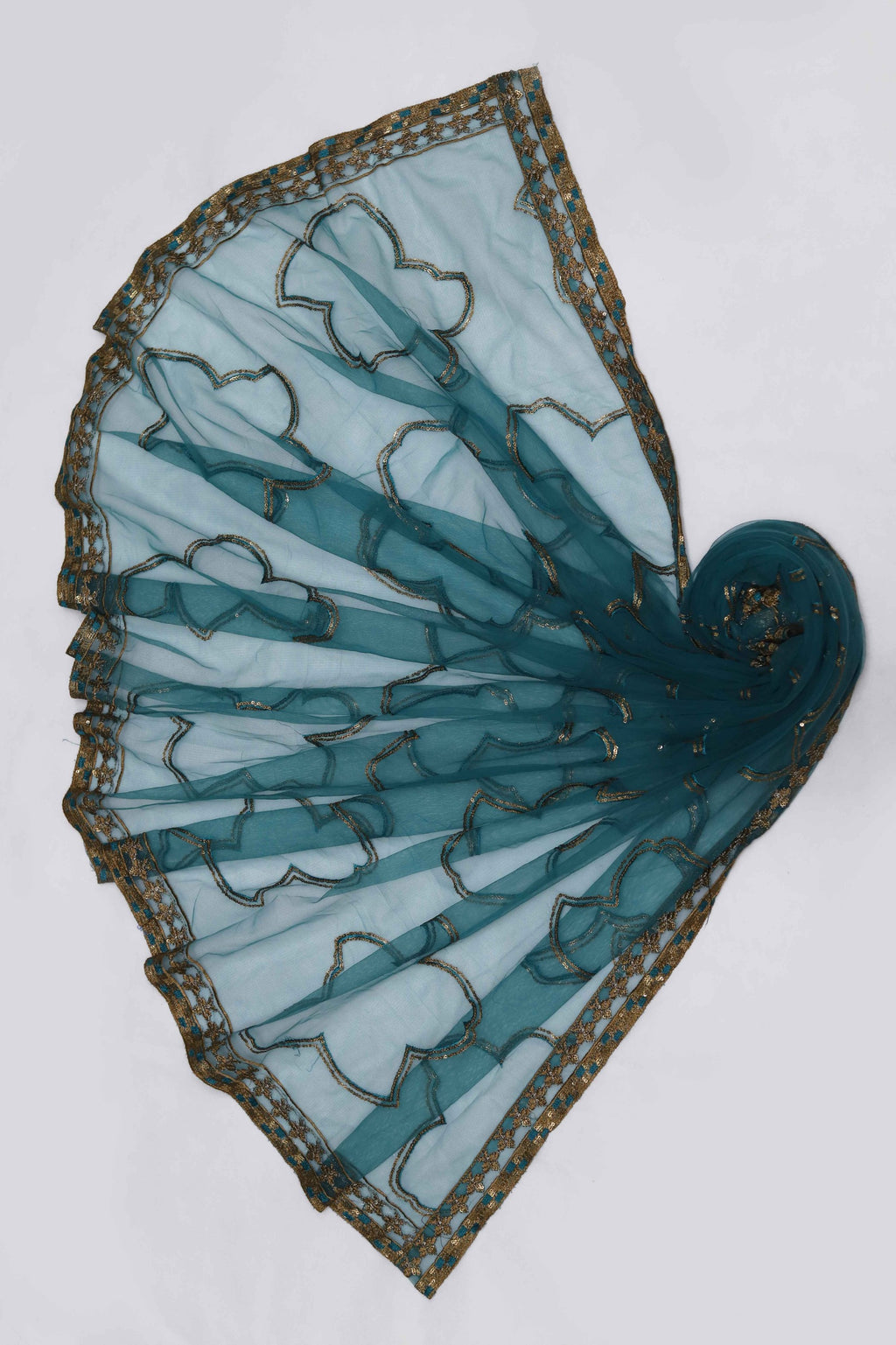 Organza Sequins Party Wear Suit