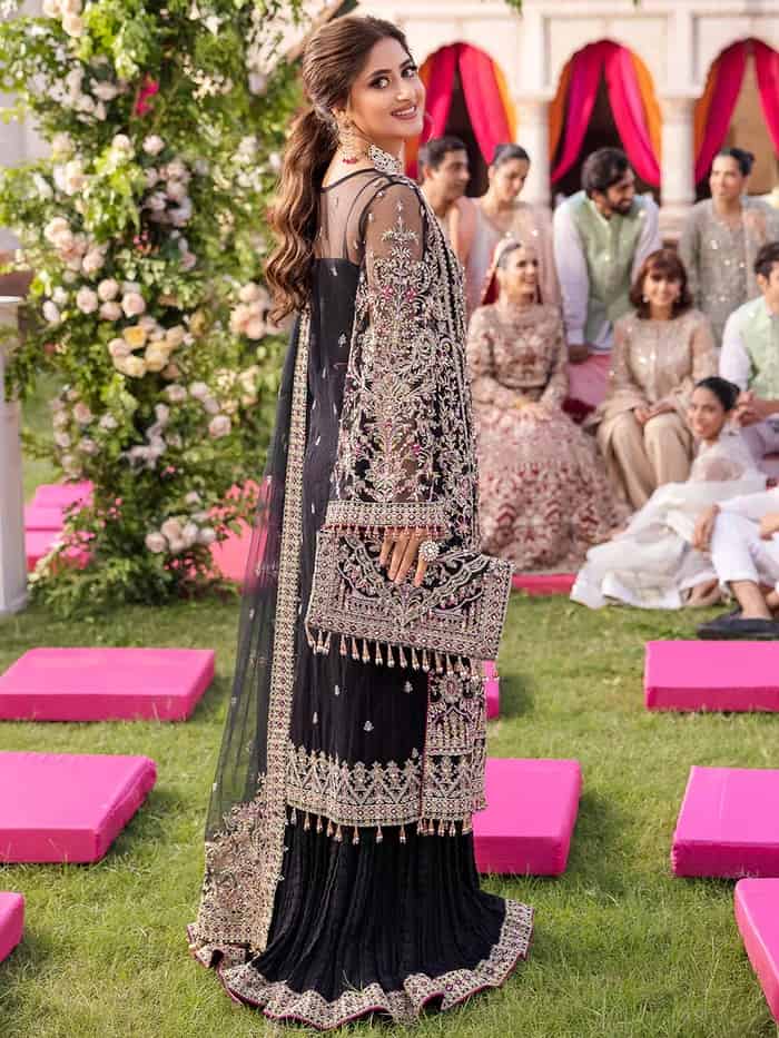 Luxury Soft Net Embroidered Suit