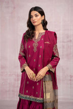 Maria B Lawn Embroidered 3-Piece Suit