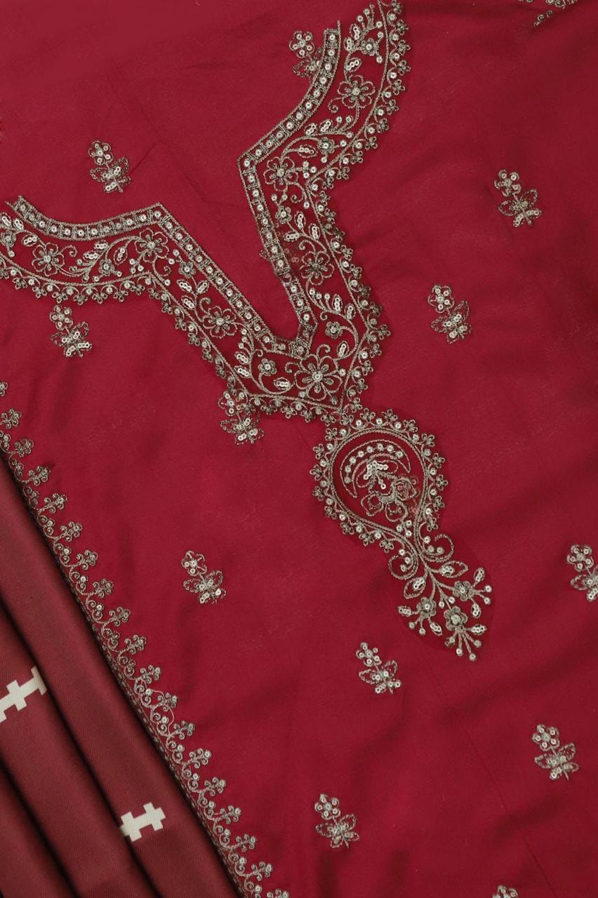 Maria B Lawn Embroidered 3-Piece Suit