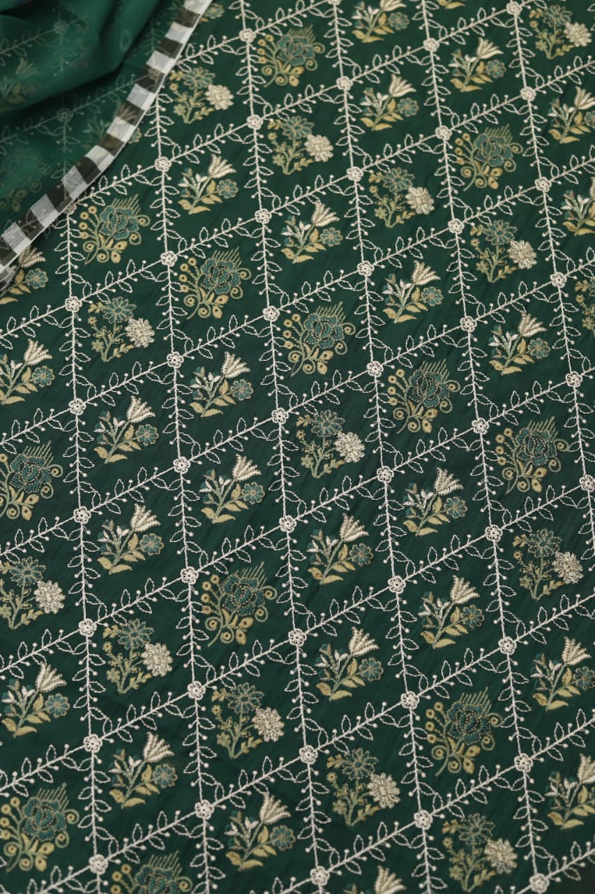 Maria B Lawn Embroidered 3-Piece Suit