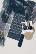 Maria B Lawn Embroidered 3-Piece Suit