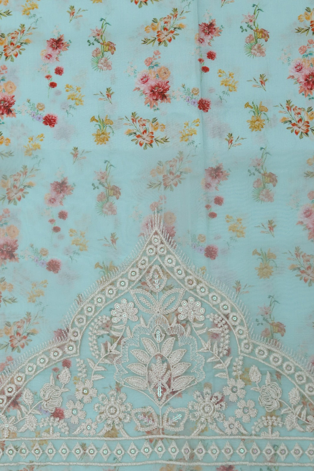 Premium Lawn 3-Piece Suit with Chiffon Dupatta