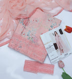 Premium Lawn 3-Piece Suit with Chiffon Dupatta