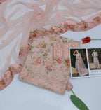 Premium Lawn 3-Piece Suit with Chiffon Dupatta