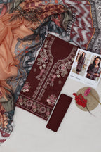 Maria B Lawn Embroidered 3-Piece Suit