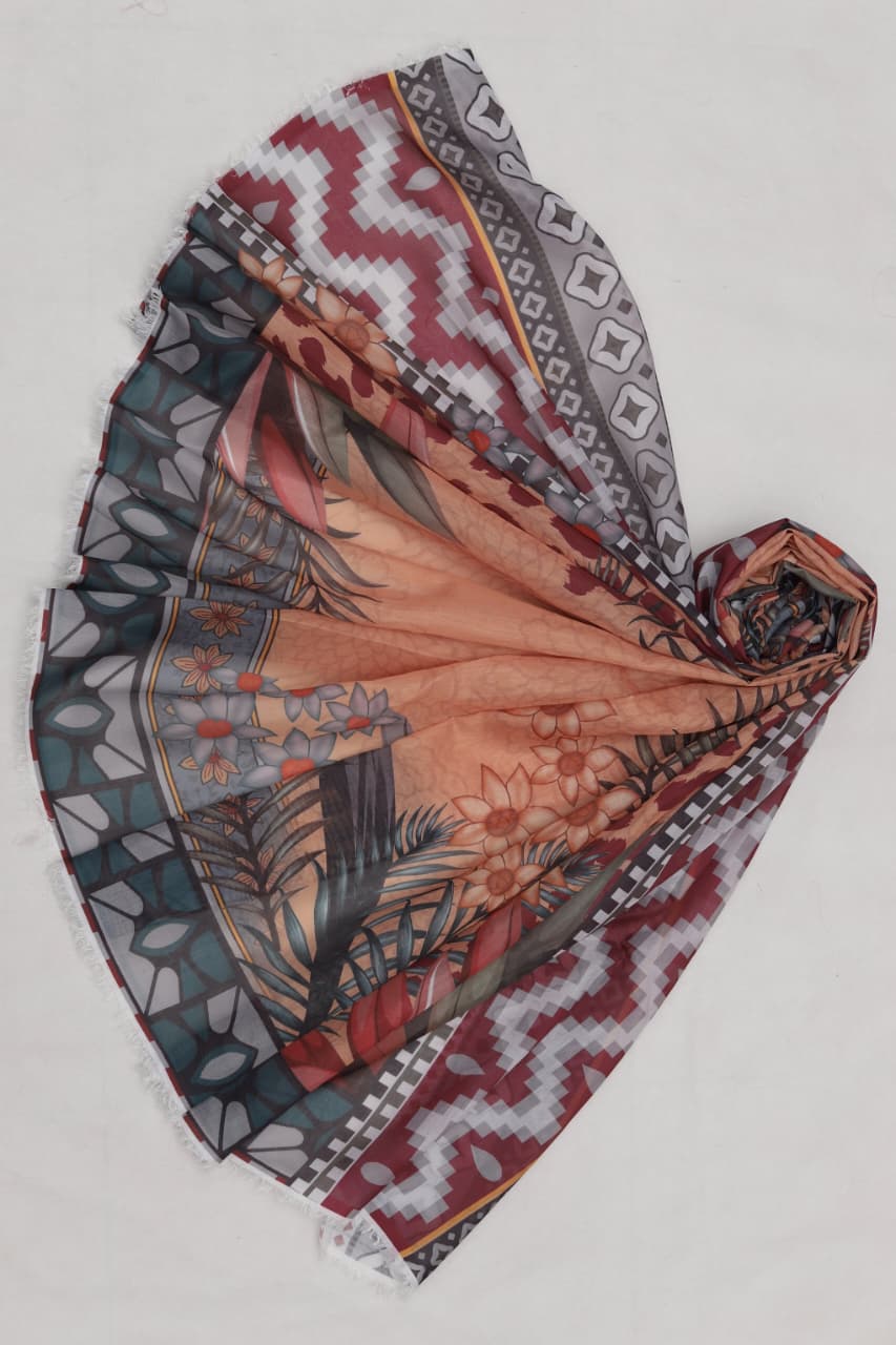 Maria B Lawn Embroidered 3-Piece Suit