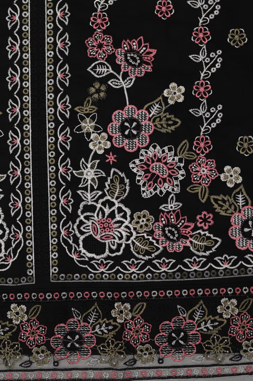 Maria B Lawn Embroidered 3-Piece Suit