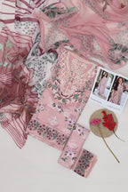 Premium Lawn 3-Piece Suit with Chiffon Dupatta