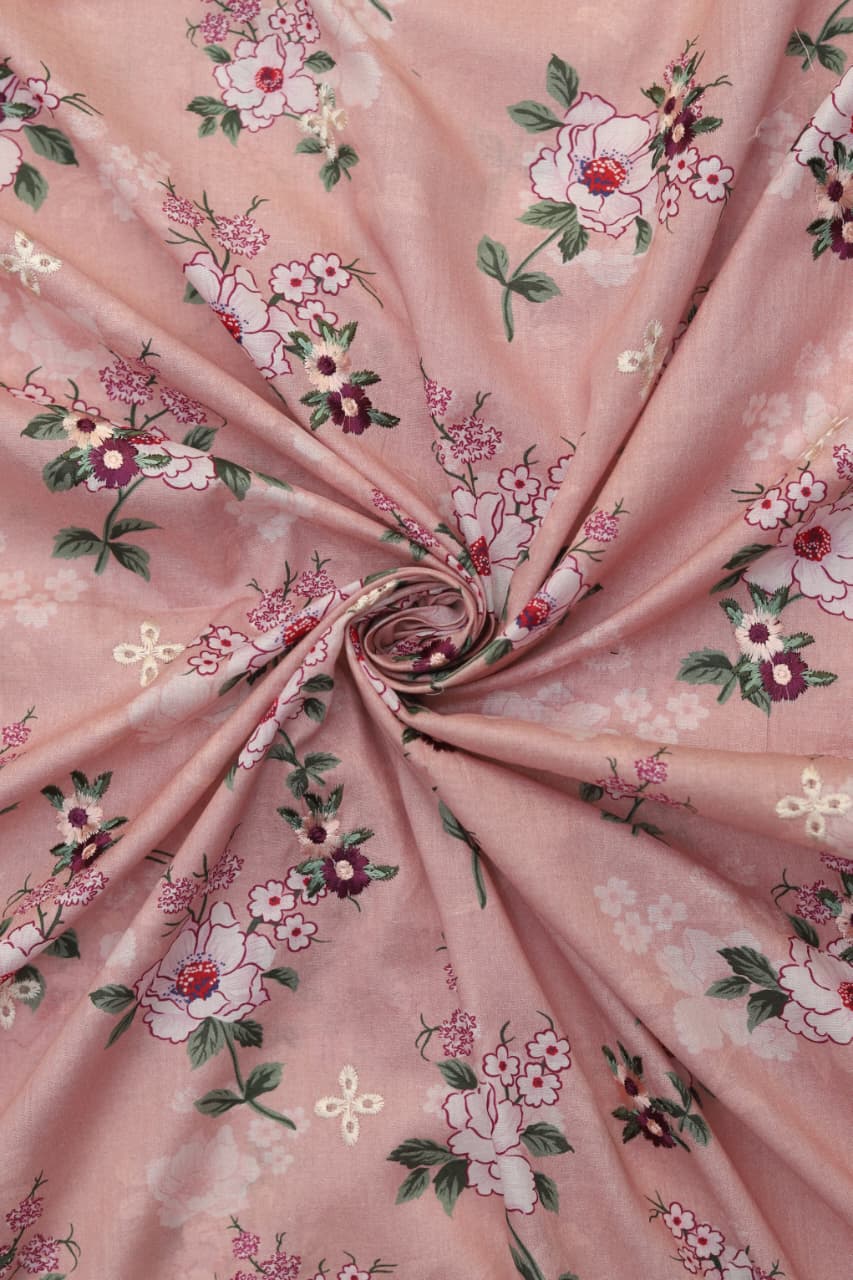 Premium Lawn 3-Piece Suit with Chiffon Dupatta