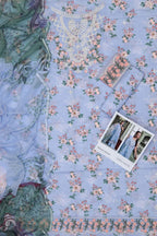 Premium Lawn 3-Piece Suit with Chiffon Dupatta