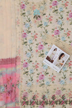 Premium Lawn 3-Piece Suit with Chiffon Dupatta