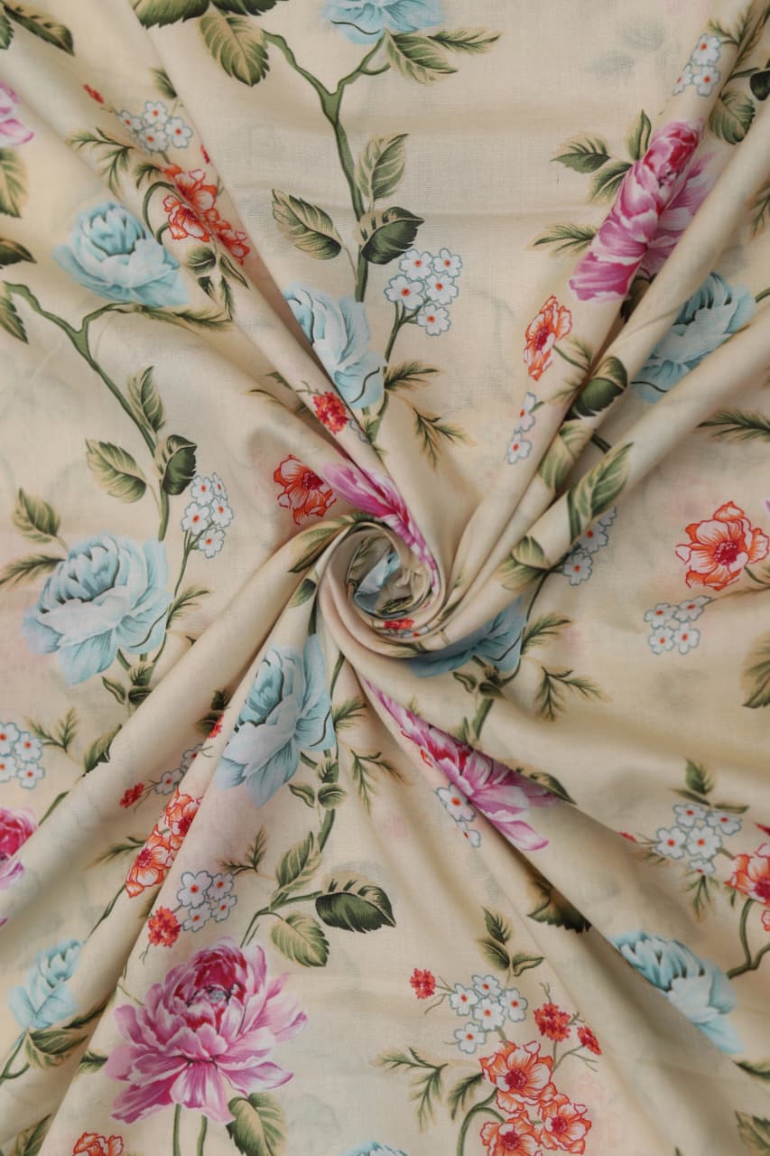 Premium Lawn 3-Piece Suit with Chiffon Dupatta