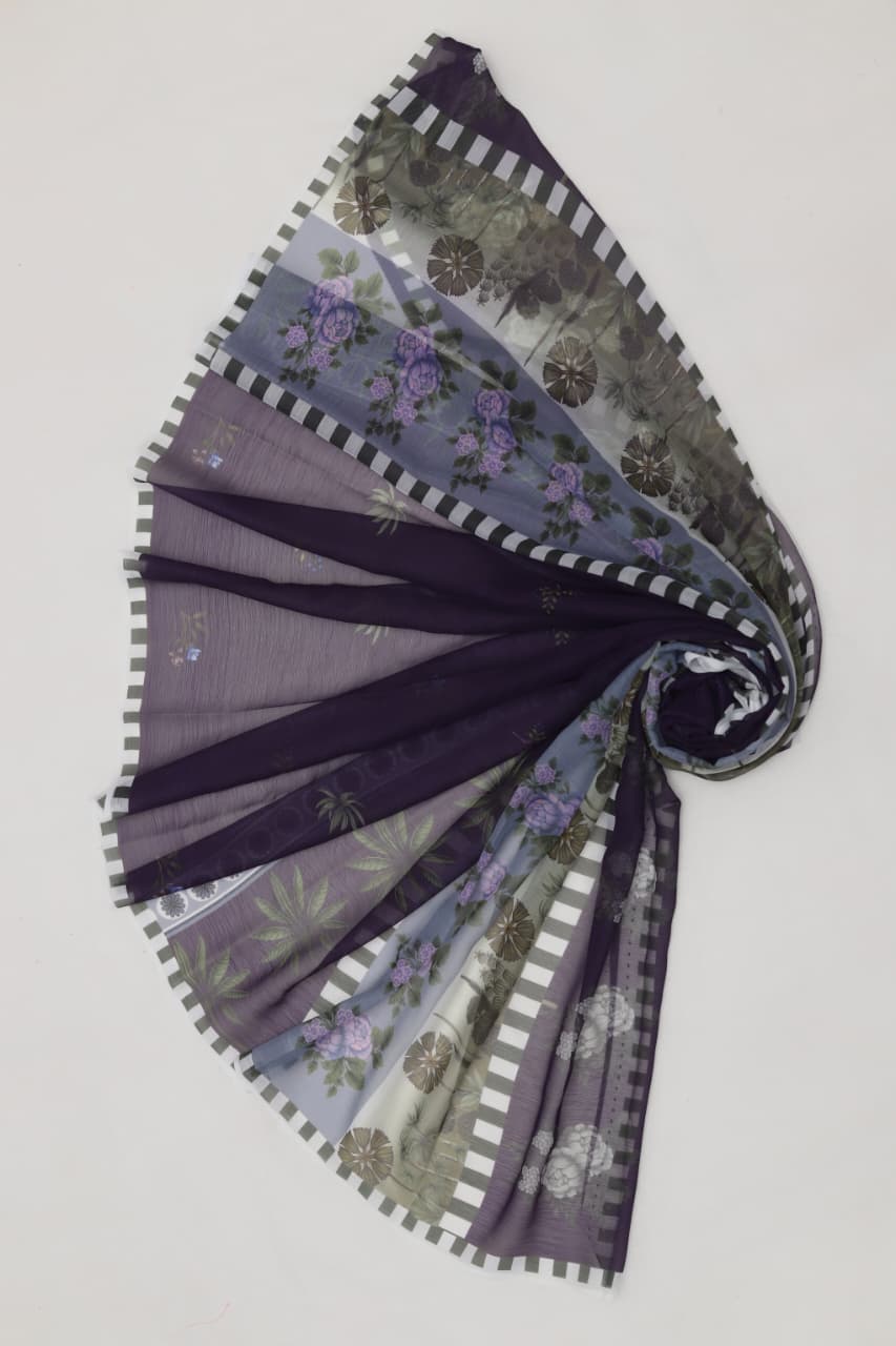 Maria B Lawn Embroidered 3-Piece Suit