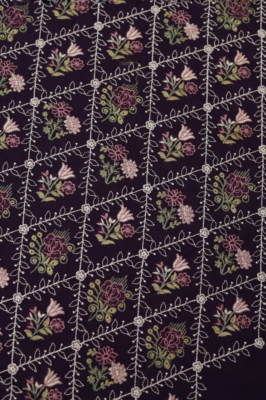 Maria B Lawn Embroidered 3-Piece Suit