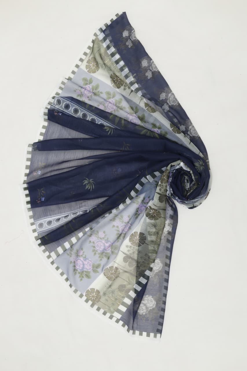 Maria B Lawn Embroidered 3-Piece Suit