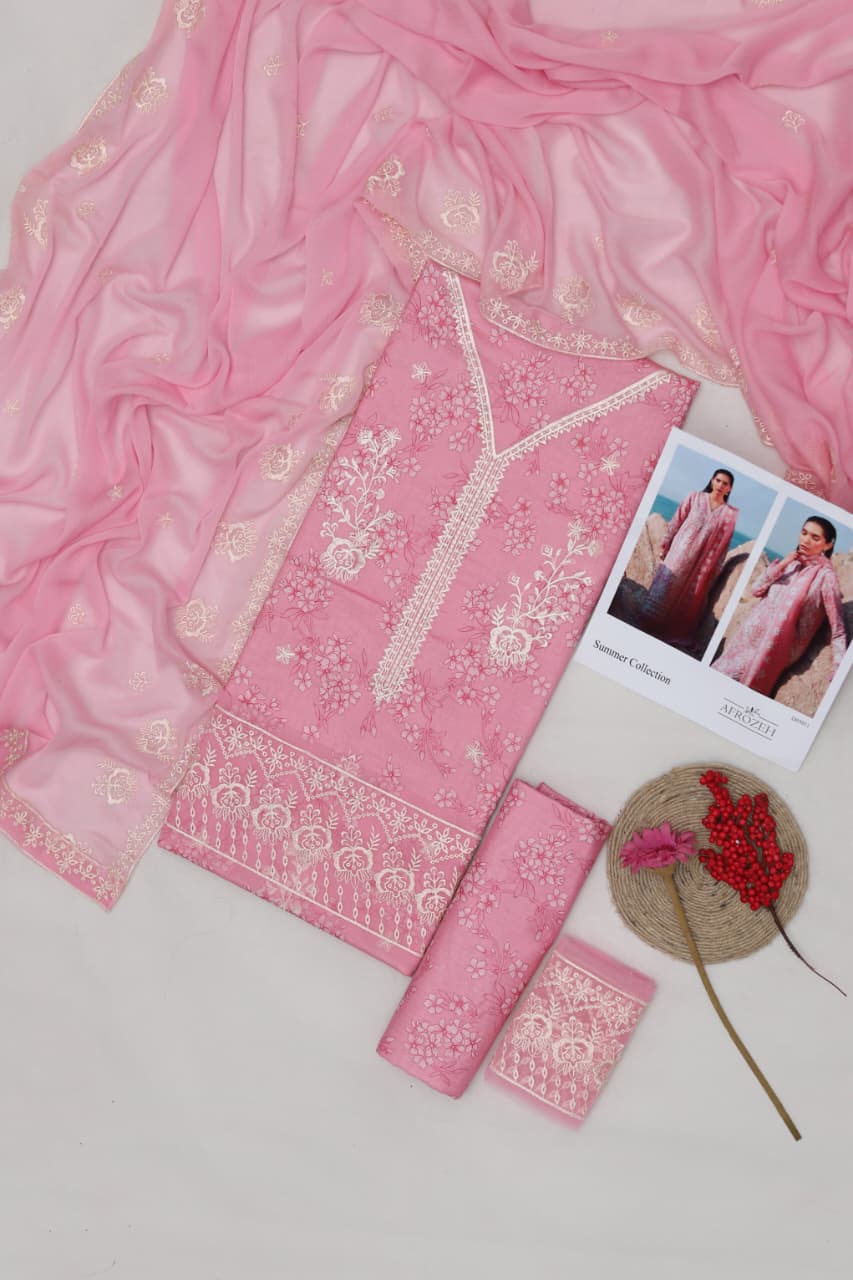 Summer Premium Lawn 3-Piece Suit