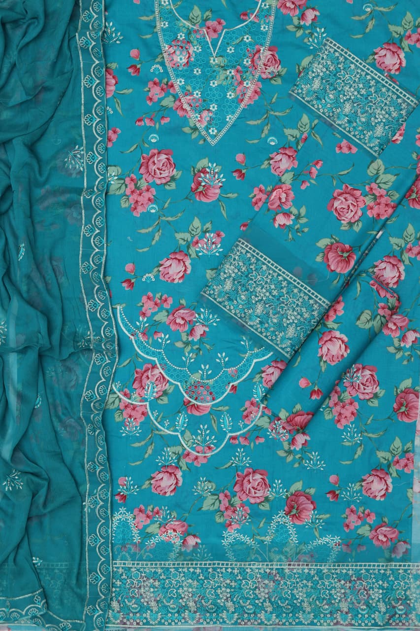 Summer Premium Lawn 3-Piece Suit