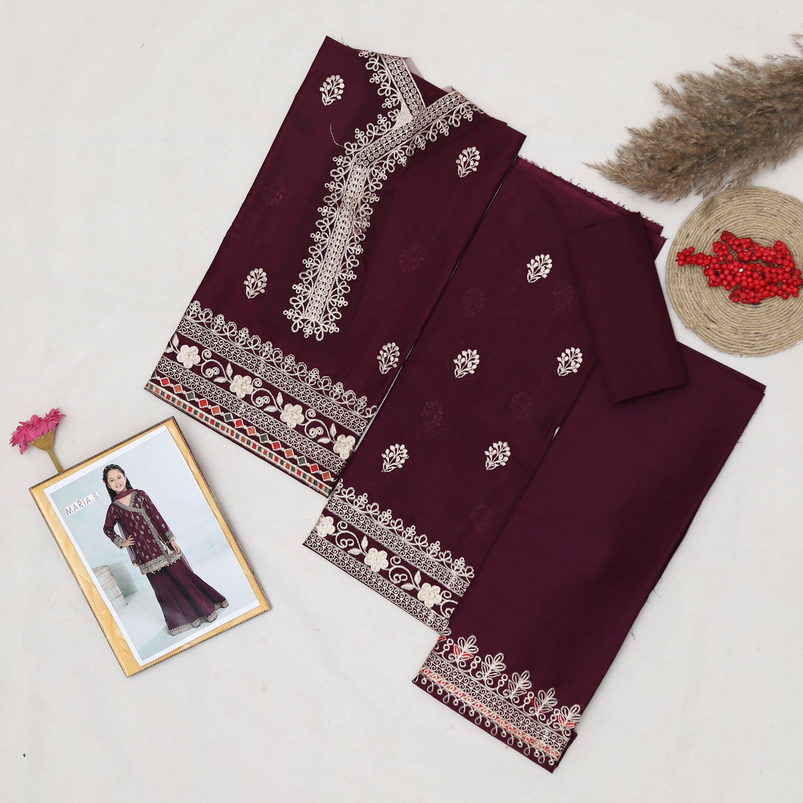 Maria B Special Eid Embroidered 2PC Suit