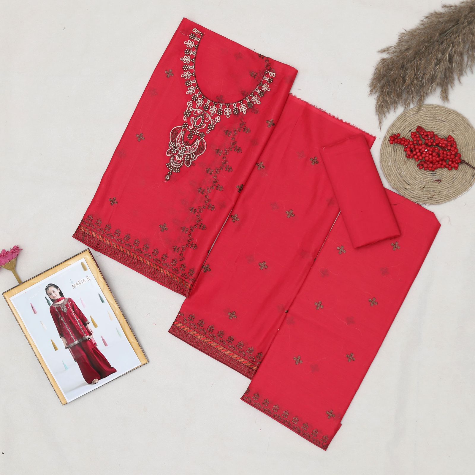 Maria B Special Eid Embroidered 2PC Suit