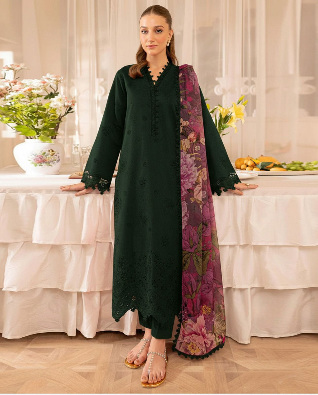 Maria B Luxury Lawn 3-Piece Suit