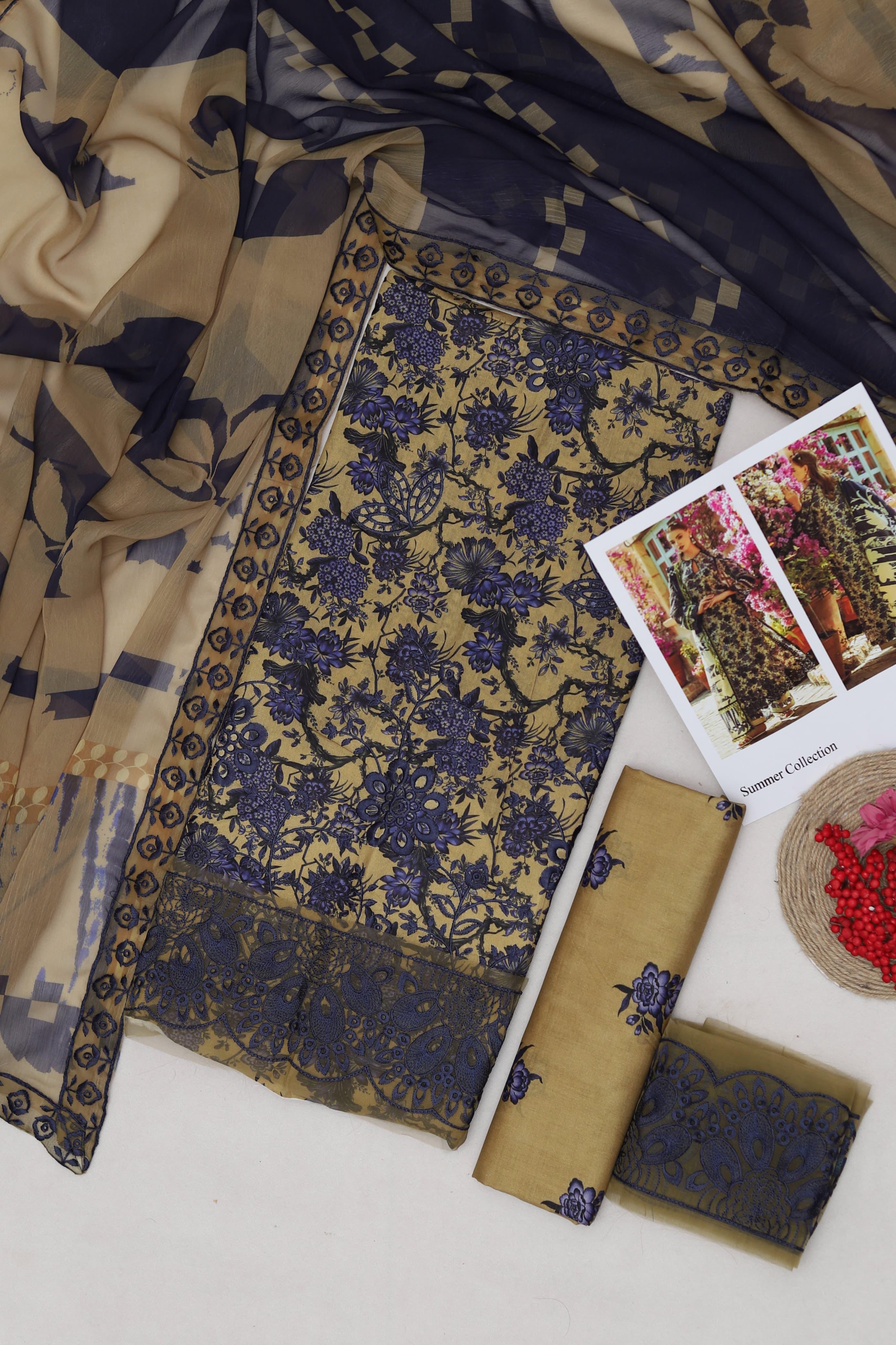 Luxury Lawn 3-Piece Suit