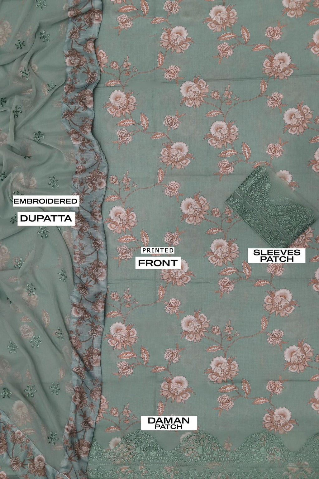 Luxury Lawn 3-Piece Suit