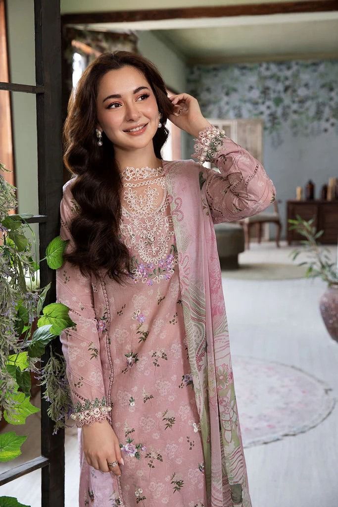 Premium Lawn 3-Piece Suit with Chiffon Dupatta