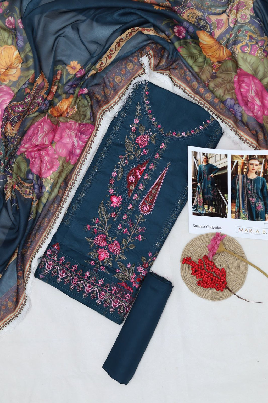 Maria B Luxury Lawn 3-Piece Suit