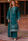 Dhanak Embroidered 3-Piece Suit