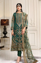 Organza Sequins Party Wear Suit