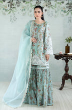 Premium Lawn 3-Piece Suit with Chiffon Dupatta